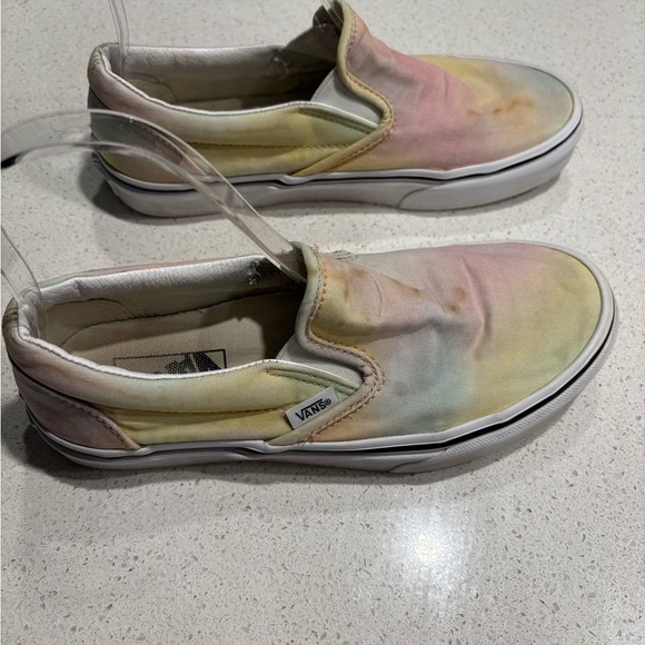 Vans | Pastel Tie-Dye Slip-On Shoes, size 7 - Picture 3 of 5